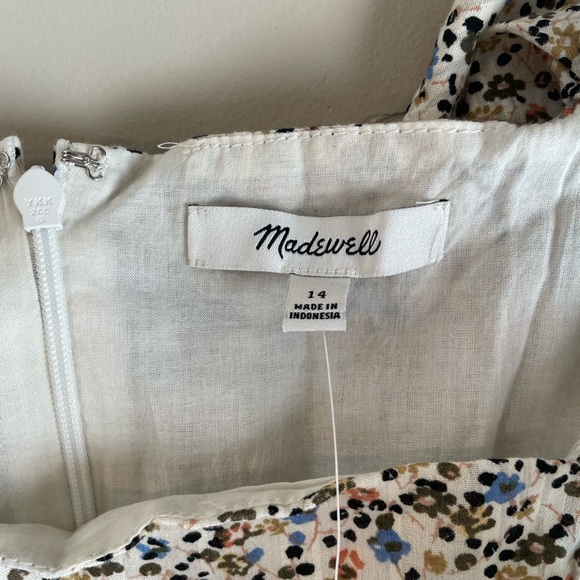 NWT Madewell Ditsy Floral Midi Dress - Picture 9 of 10